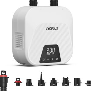 CYCPLUS Pompe à air Intelligente Haute Pression 20PSI