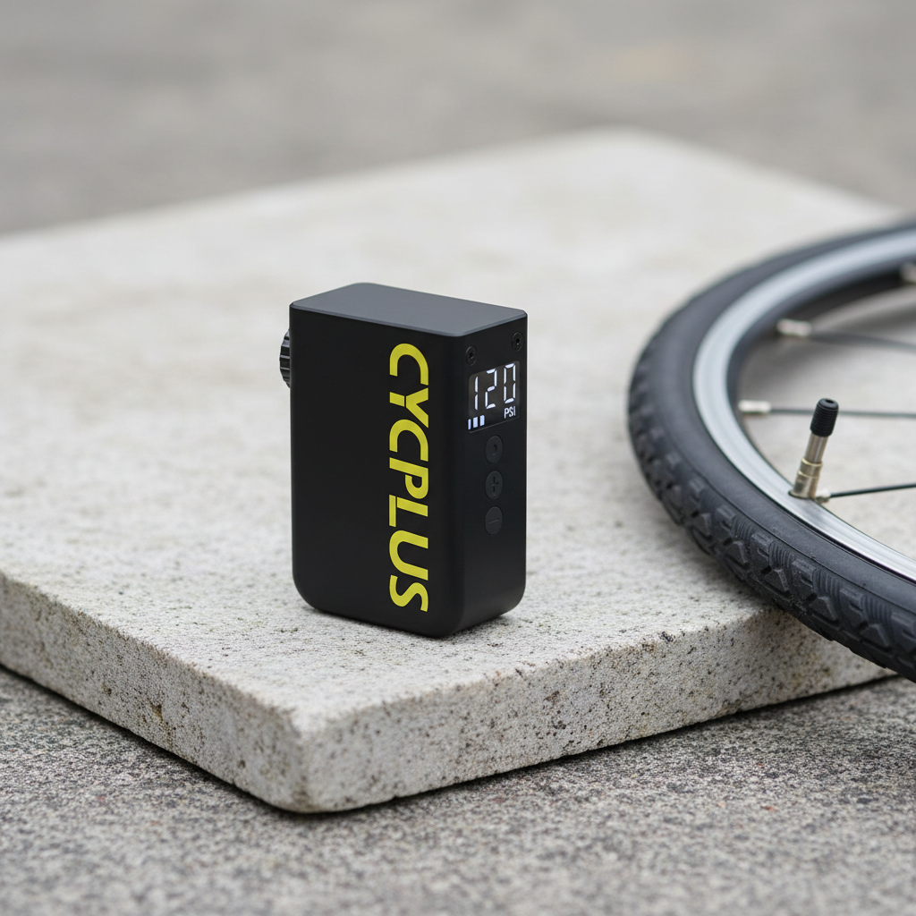 CYCPLUS Mini Pompe à Vélo avec Manomètre