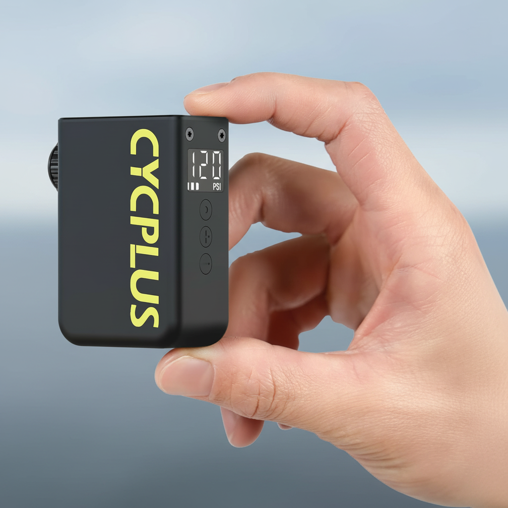 cycplus CYCPLUS Mini Pompe à Vélo avec Manomètre